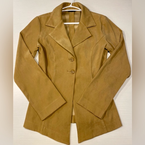 WOMENS TAN BLAZER - Picture 1 of 1